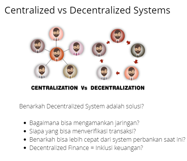 Centralized vs Decentralized